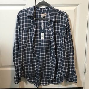 Universal thread plaid button down shirt